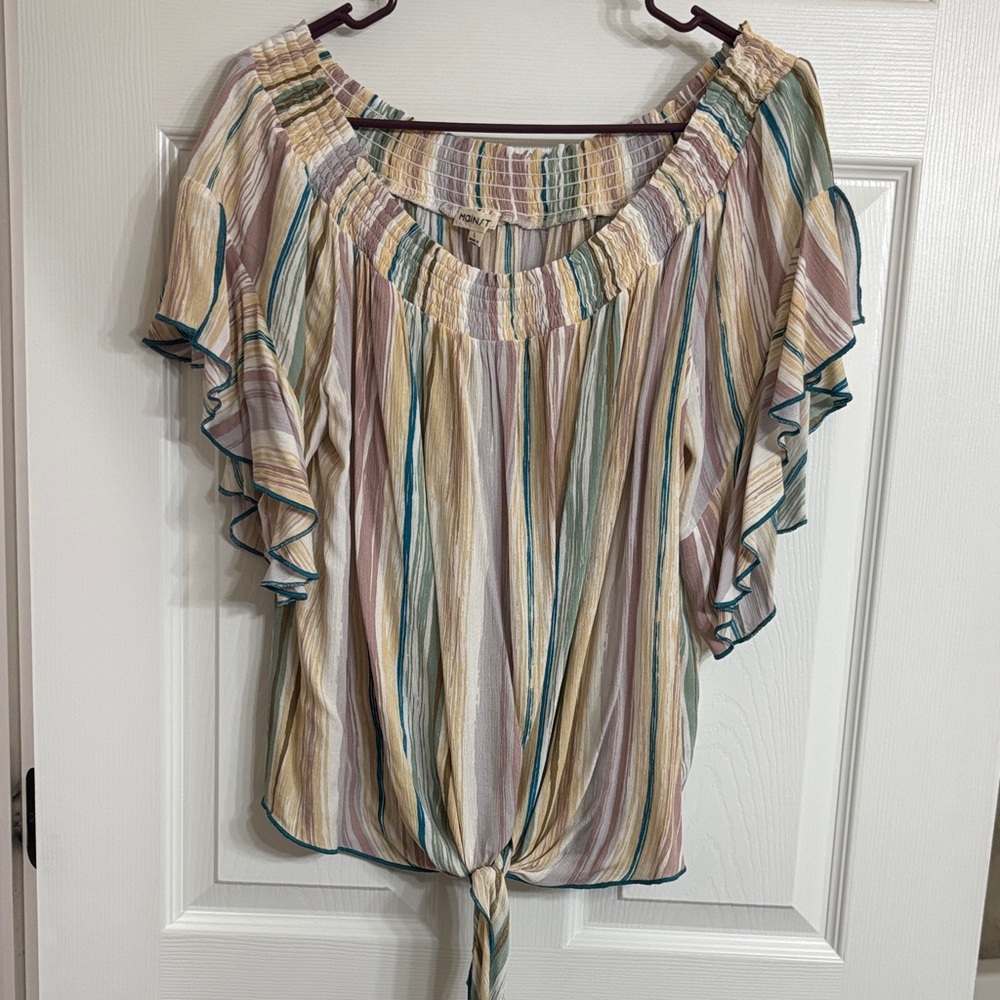Main Strip Multicolor Striped Blouse